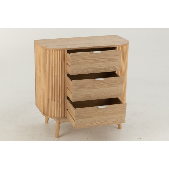 Kast Rond – Dennenhout Naturel (Large) / J-Line