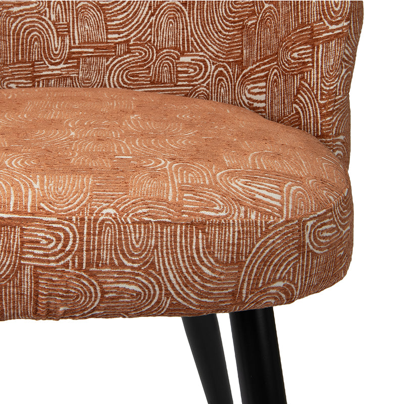 Cloud Chair Safiya Terracotta  - Eetkamerstoel / POLE TO POLE