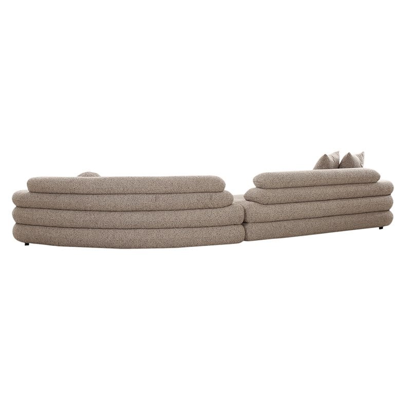 Bank Cairo (6-Zits) Sand Bouclé Collection – POLE TO POLE