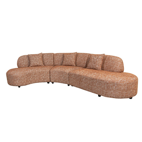 Bank Marbella 4-Zits Safiya Terracotta / Pole To Pole