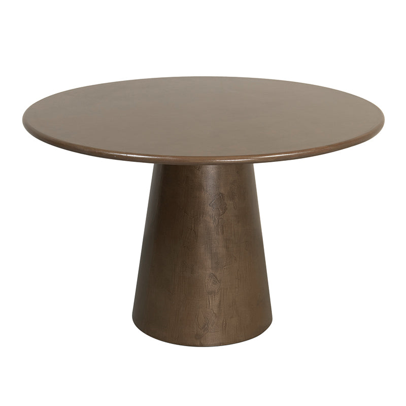 Forge Ronde Eettafel (Ø 120 cm) Vloeibaar Messing - POLE TO POLE