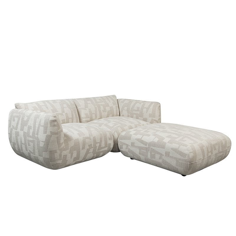 Bank Amsterdam (2,5-Zits + Ottoman) Glyphs Collection – POLE TO POLE