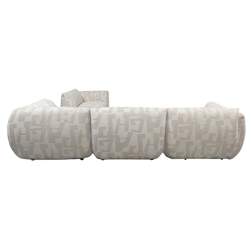 Amsterdam 5-Delige Hoekbank Wit Glyphs / Pole To Pole