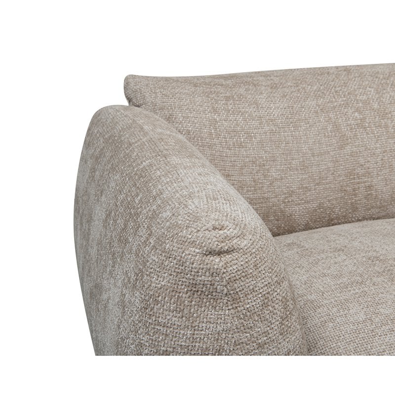 Bank Amsterdam 2,5-Zits + Ottoman Latte / Pole To Pole