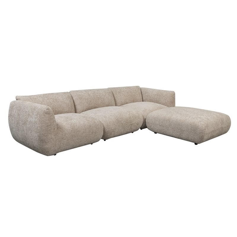 Bank Amsterdam (4-Zits + Ottoman) Latte Collection – POLE TO POLE