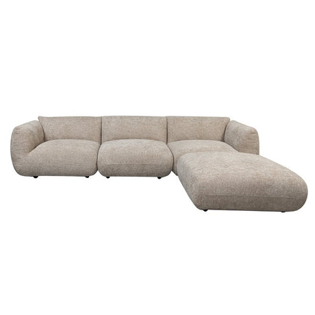 Bank Amsterdam (4-Zits + Ottoman) Latte Collection – POLE TO POLE