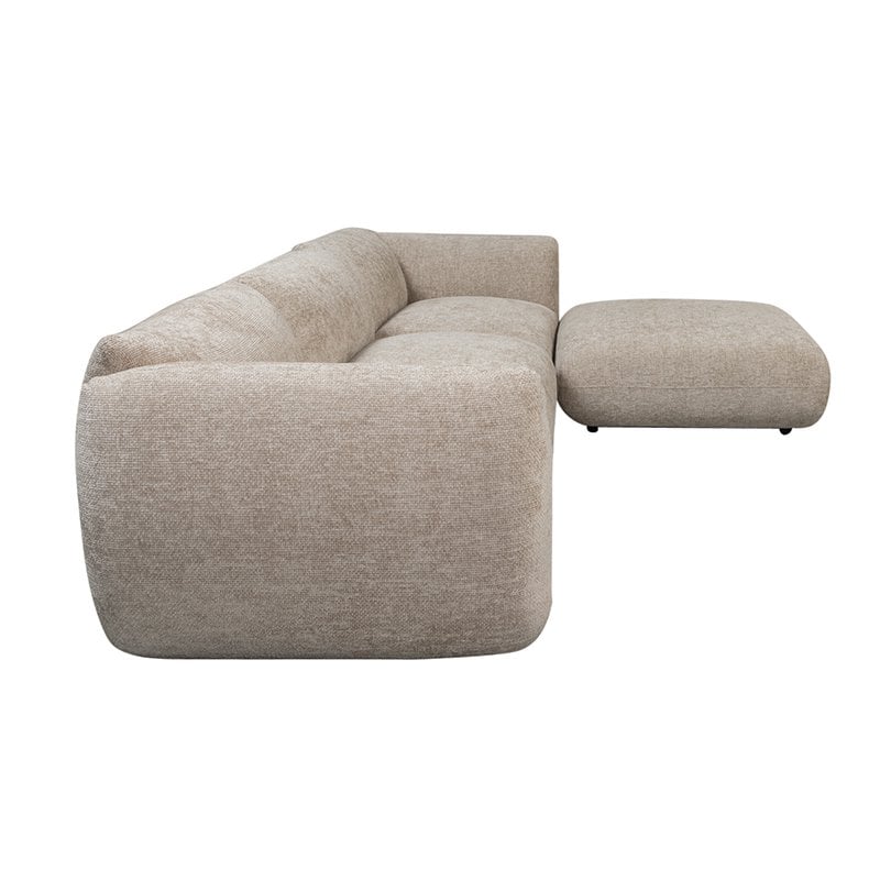 Bank Amsterdam (4-Zits + Ottoman) Latte Collection – POLE TO POLE
