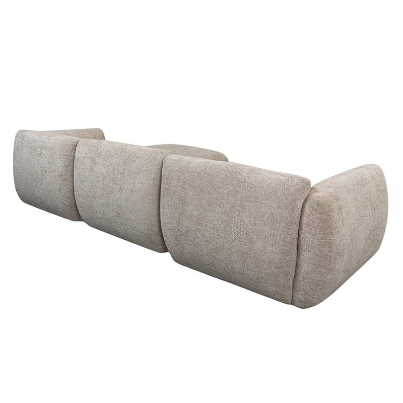 Bank Amsterdam (4-Zits + Ottoman) Latte Collection – POLE TO POLE