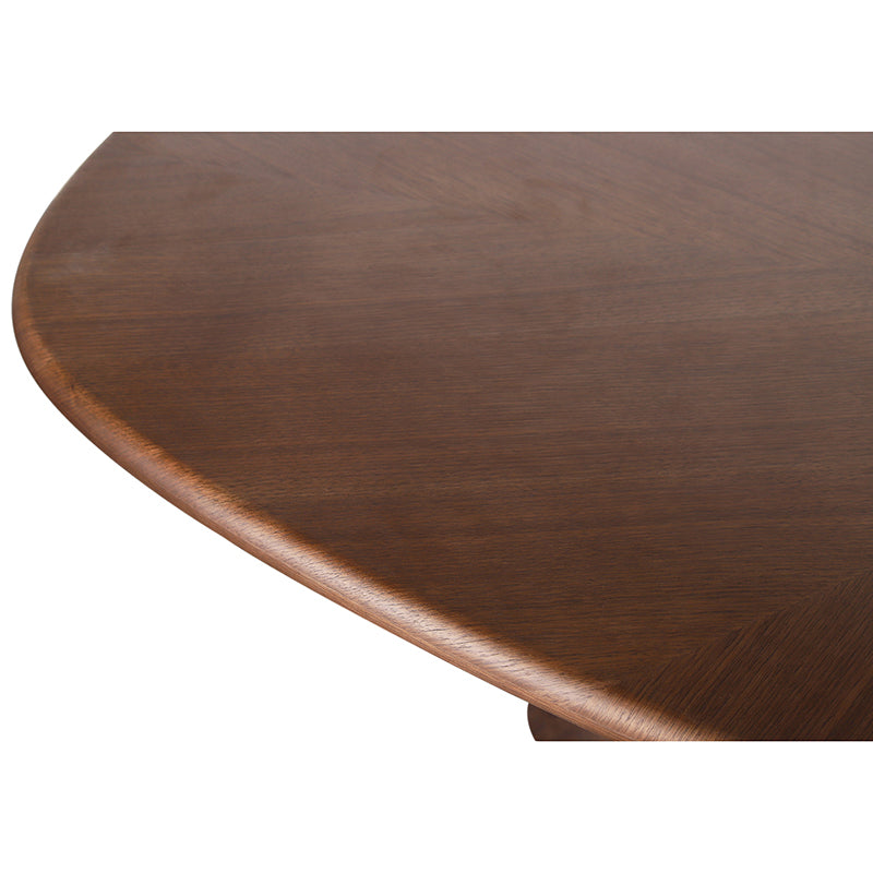 Deense Eettafel Noot (220 cm) - POLE TO POLE