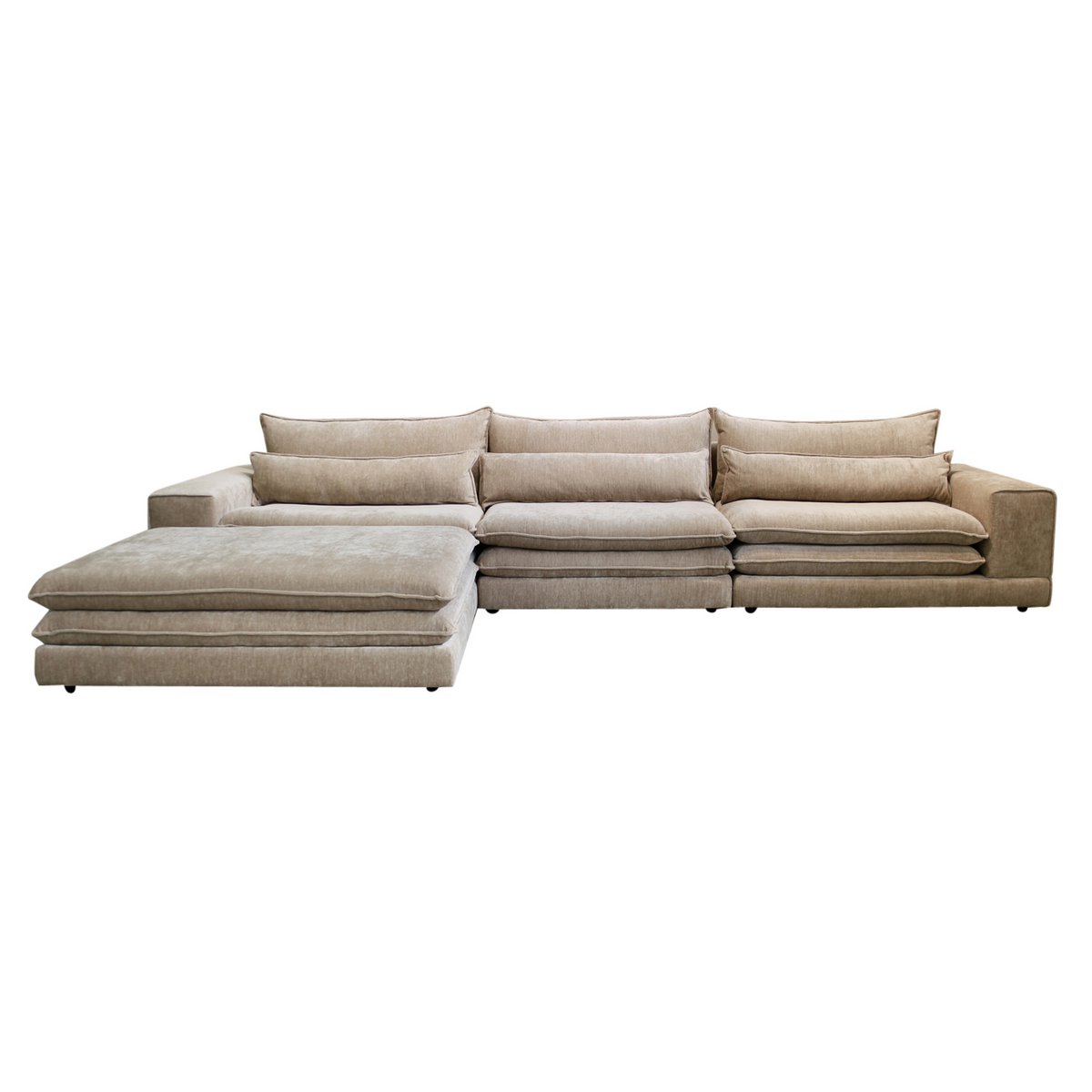 Bank London (6-Zits - Ottoman) Tan Collection – POLE TO POLE
