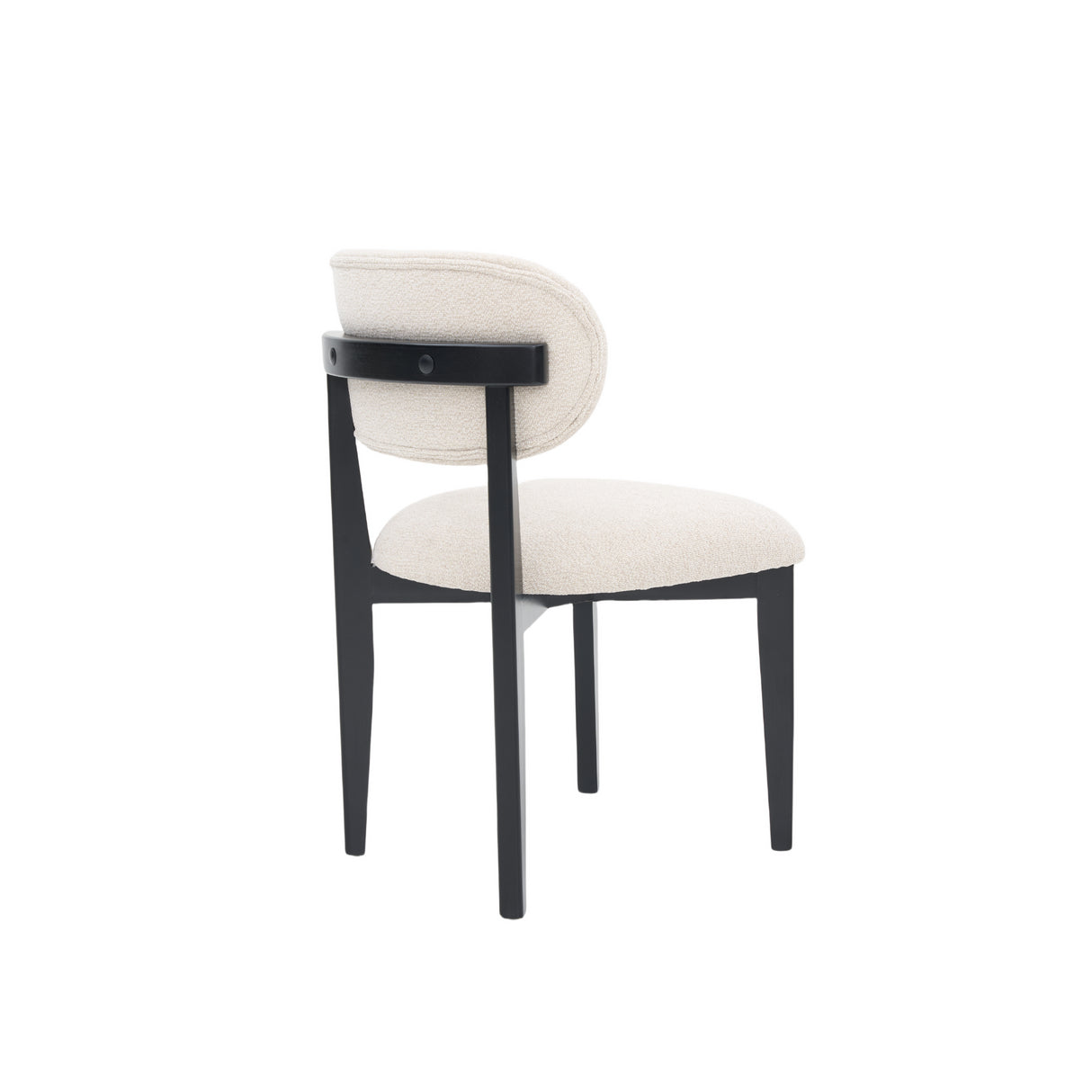 Eetkamerstoel Serene Crème-Zwart / Great Home