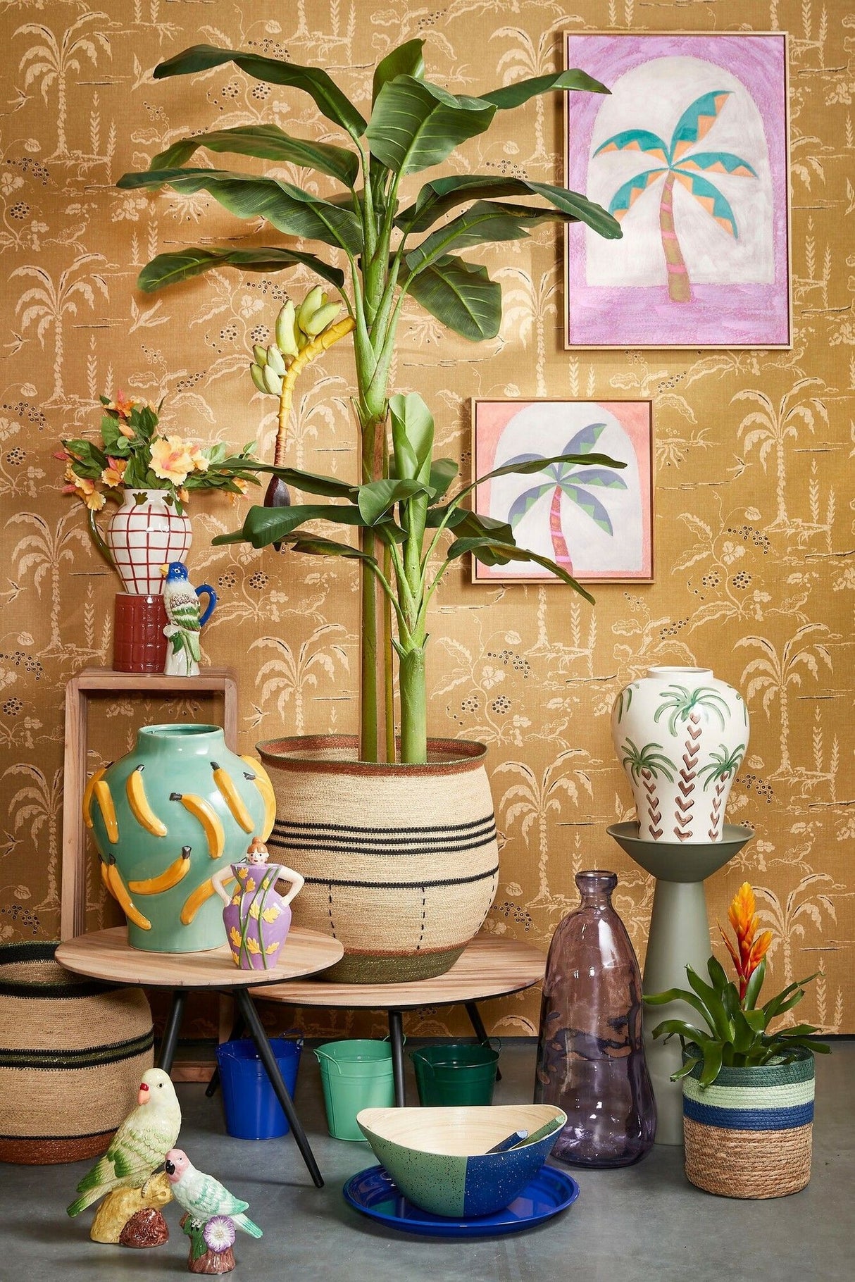 Banana Tree Kunstplant (H180 x Ø115 cm) Green Collection – MICA DECORATIONS