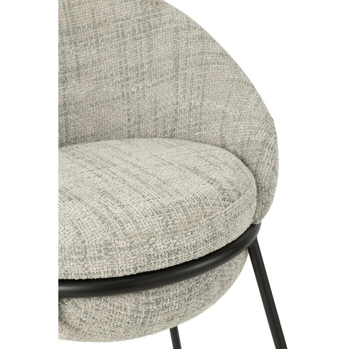 Barkruk Grijs/Zwart (Set van 2) / J-Line