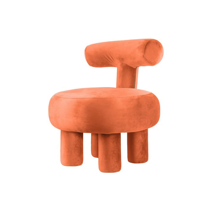Abrazo Fauteuil Fluweel Oranje / Leitmotiv