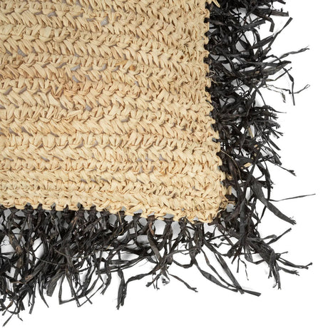 Raffia Kussenhoes (60×60) / Bazar Bizar