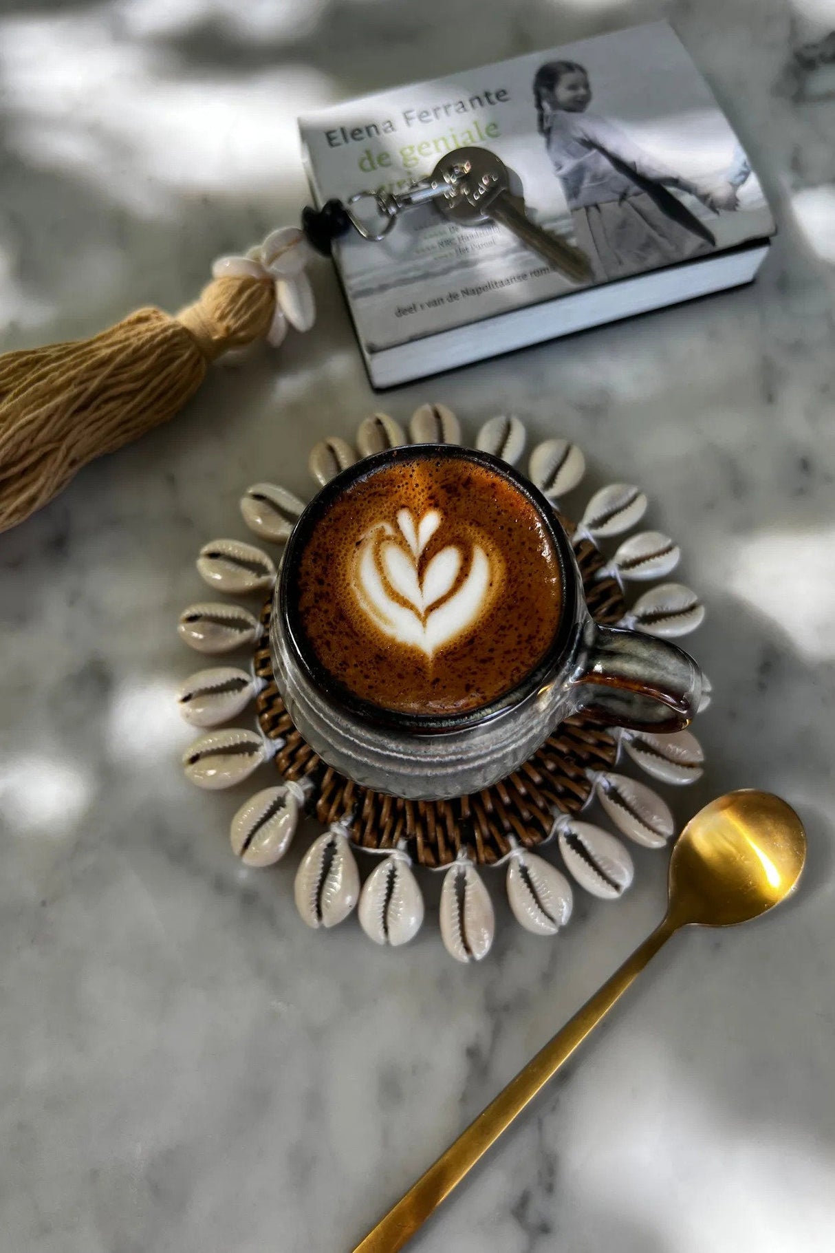 Colonial Shell Onderzetter (15x15x1)/ Bazar Bizar