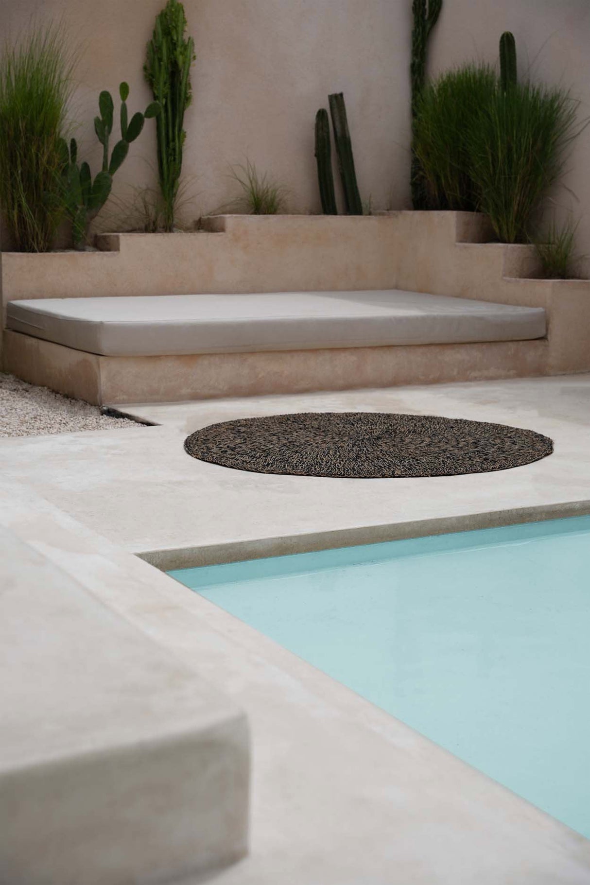 Vloerkleed Zeegras (Ø150) / Bazar Bizar