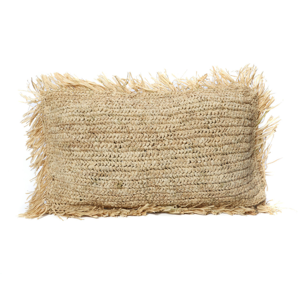 Raffia Kussenhoes (30×50) / Bazar Bizar