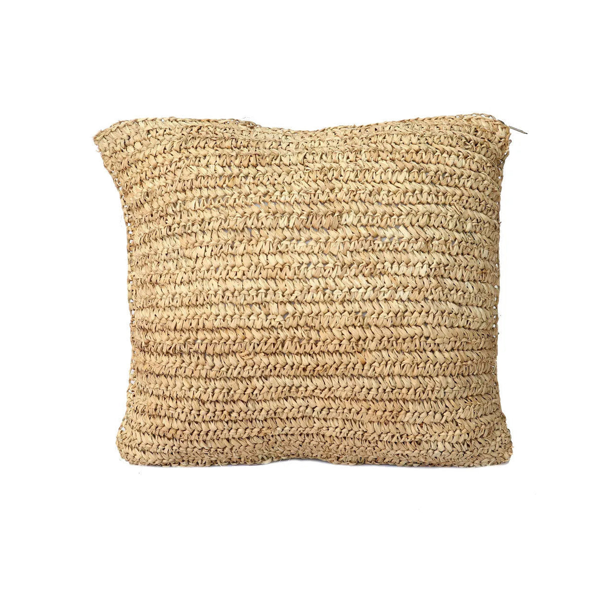 Raffia Flores Kussenhoes (40×40) / Bazar Bizar