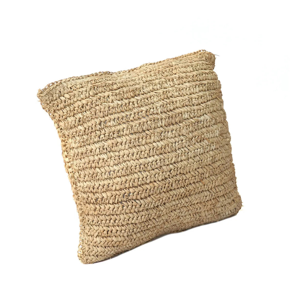 Raffia Flores Kussenhoes (40×40) / Bazar Bizar