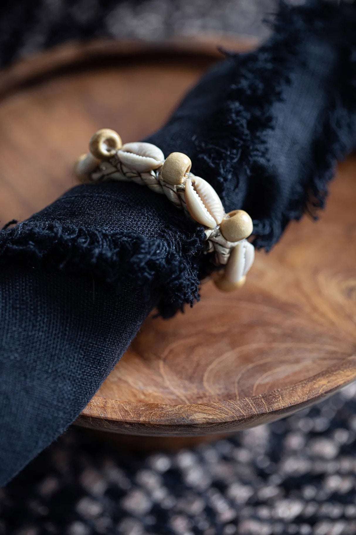 Shell Servetringen (Set van 4) / Bazar Bizar