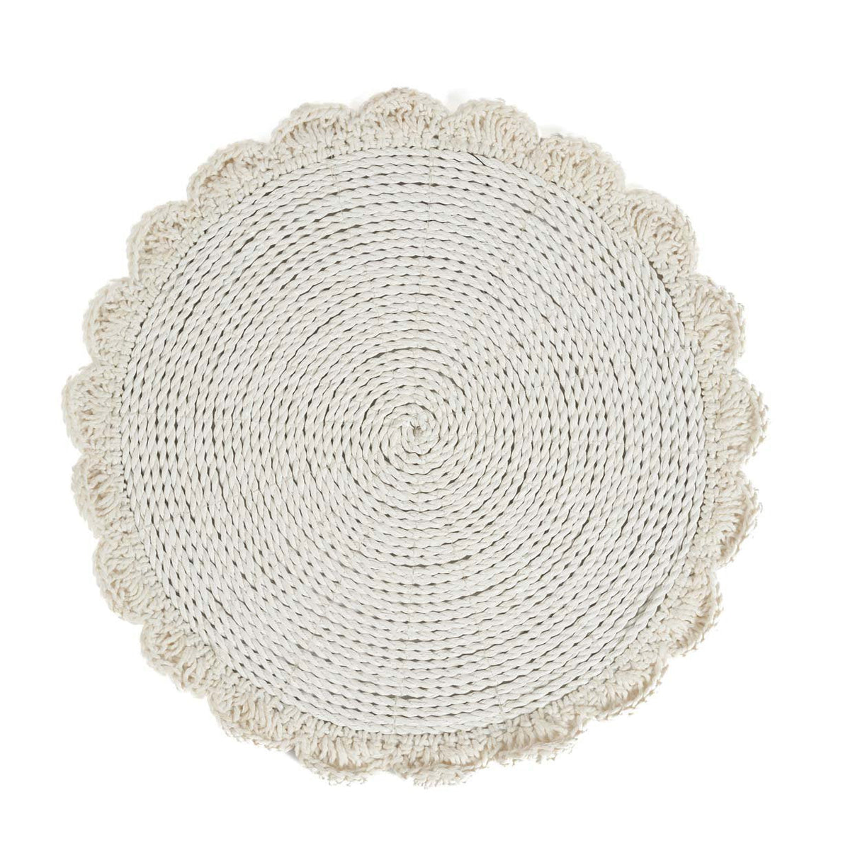 Macramé Marriage Placemat (40×40×1) / Bazar Bizar