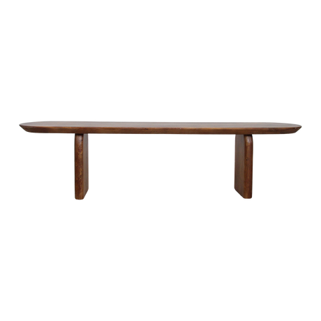 Bullnose Eetkamerbank 220 cm / Raw Materials