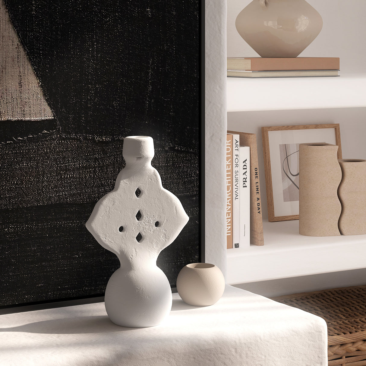 Kaarsenhouder – Bohemian Terracotta / Mojo Boutique