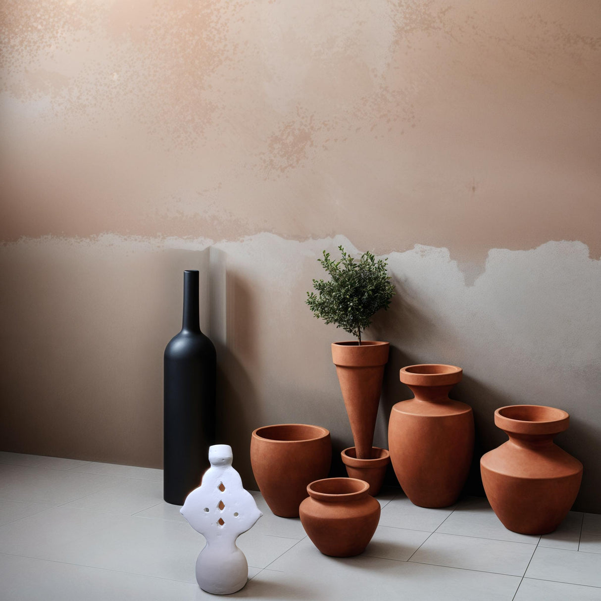 Kaarsenhouder – Bohemian Terracotta / Mojo Boutique