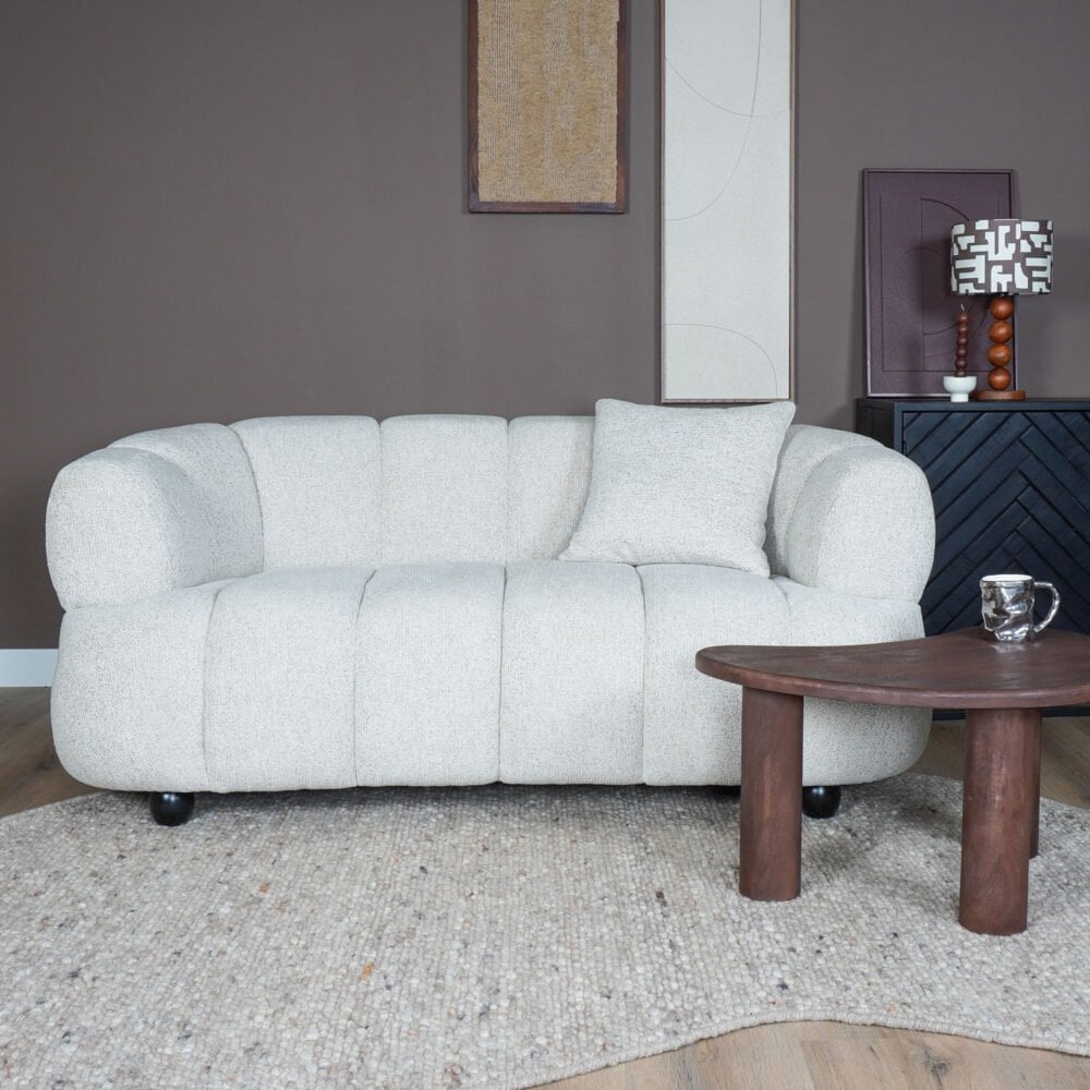 Bank Rocco Beige – 3-zits / Veer Carpets