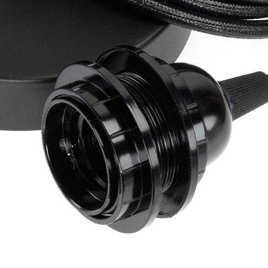 Plafondfitting Black 1-Fitting / Bazar Bizar