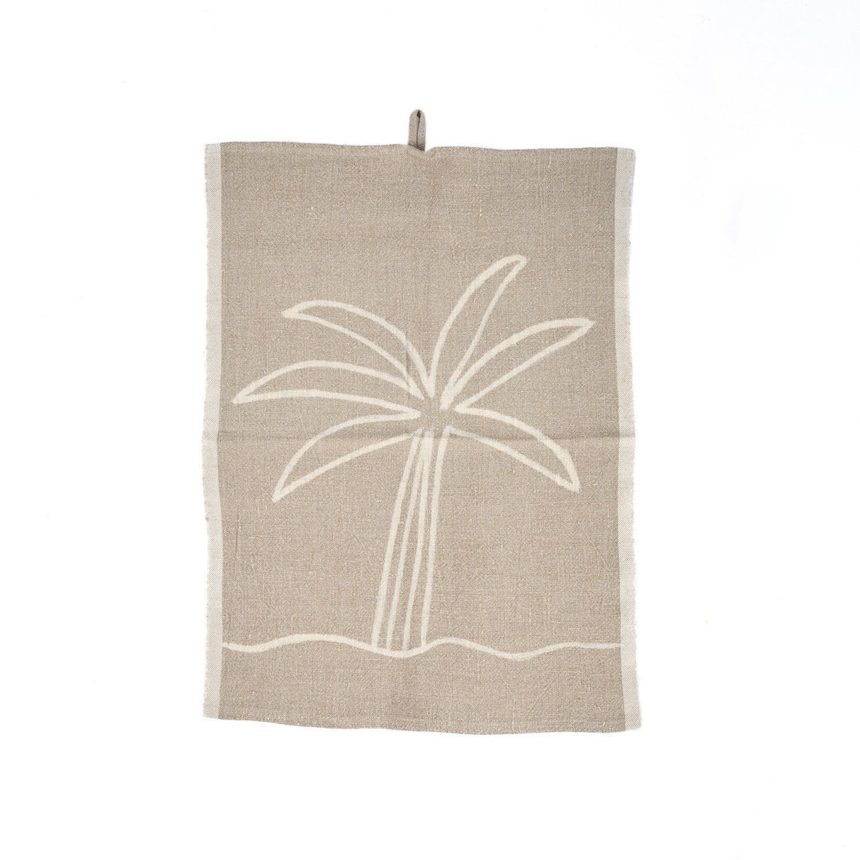 Linen Palm Tree Keukendoek (50×70) / Bazar Bizar