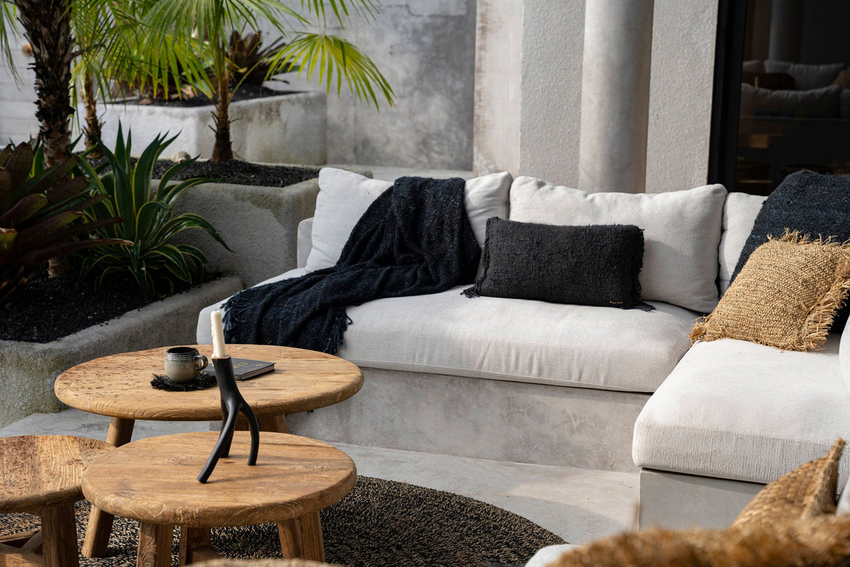 Oh My Gee Kussenhoes Black Navy (30×50) / Bazar Bizar