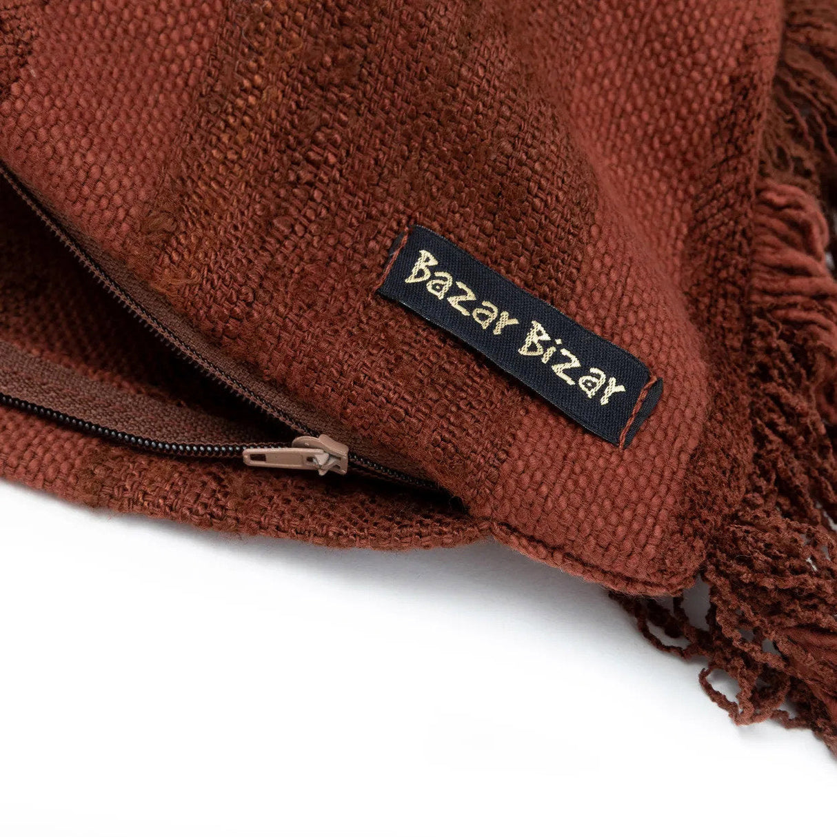 Oh My Gee Kussenhoes Burgundy Velvet (35×100) / Bazar Bizar