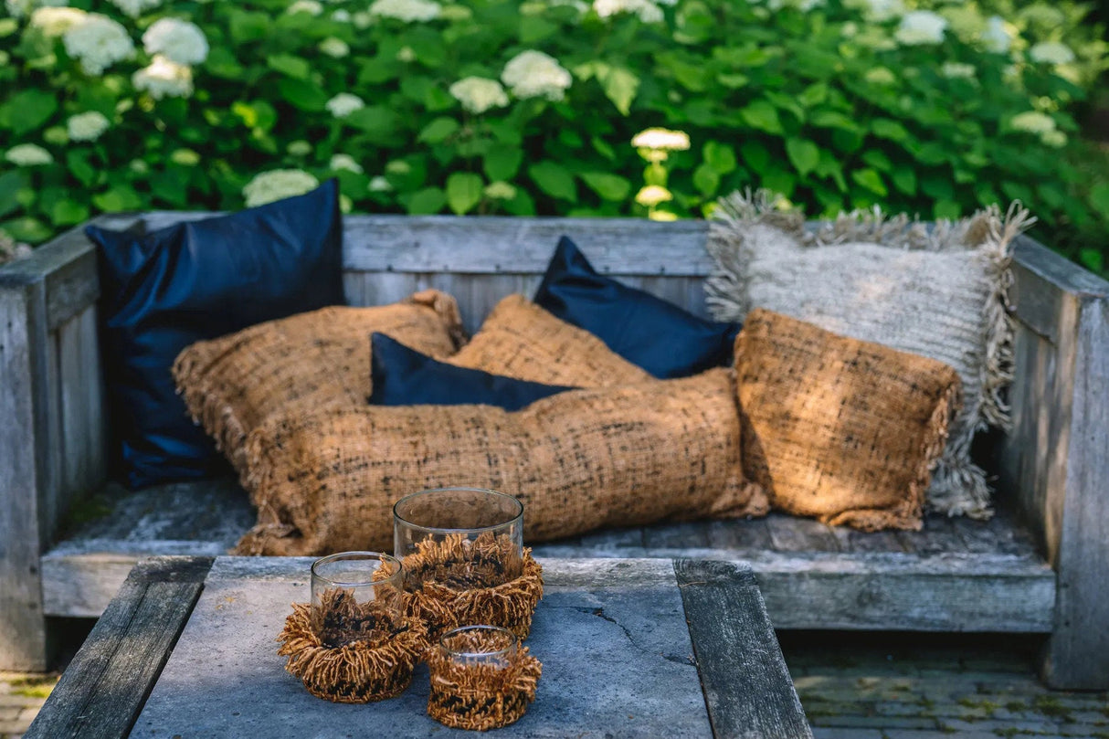 Oh My Gee Kussenhoes Cinnamon Zwart (35×100) / Bazar Bizar