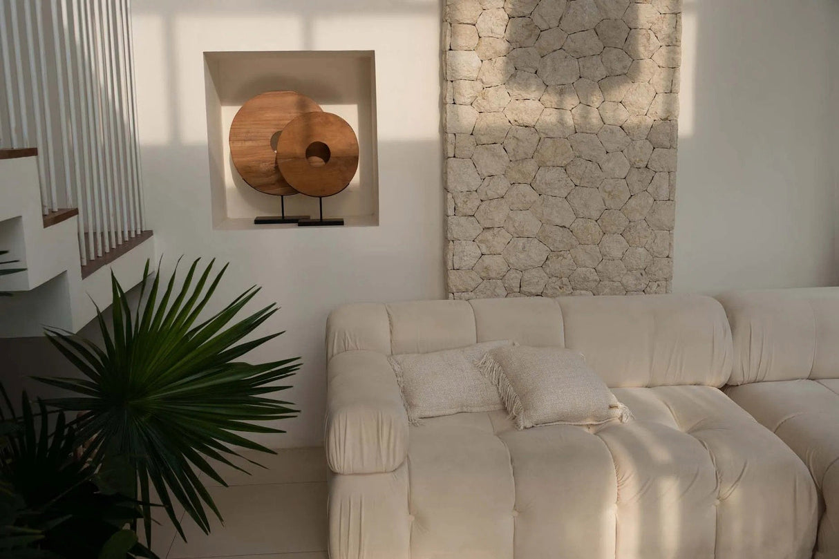 Oh My Gee Kussenhoes Bohemian Wit (30×50) / Bazar Bizar