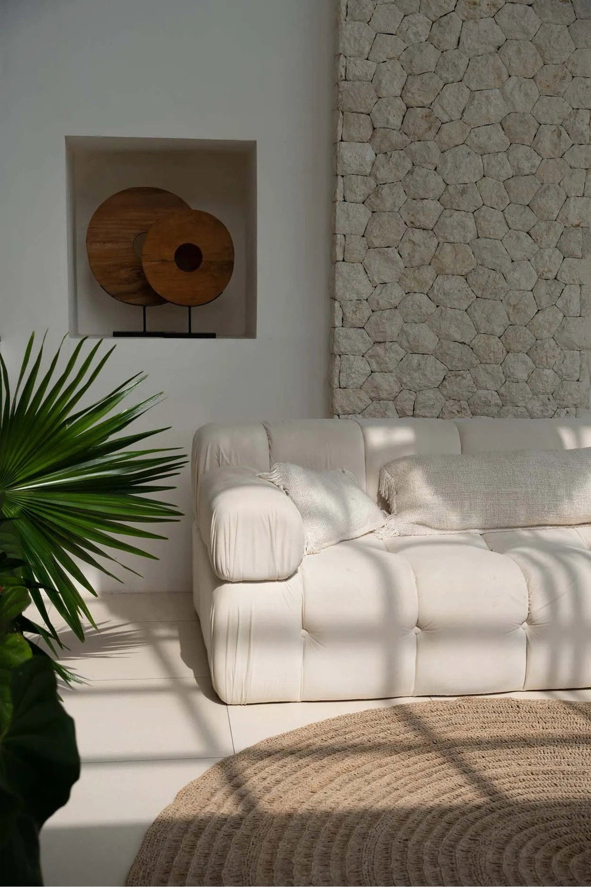 Oh My Gee Kussenhoes Crème (40x40) / Bazar Bizar