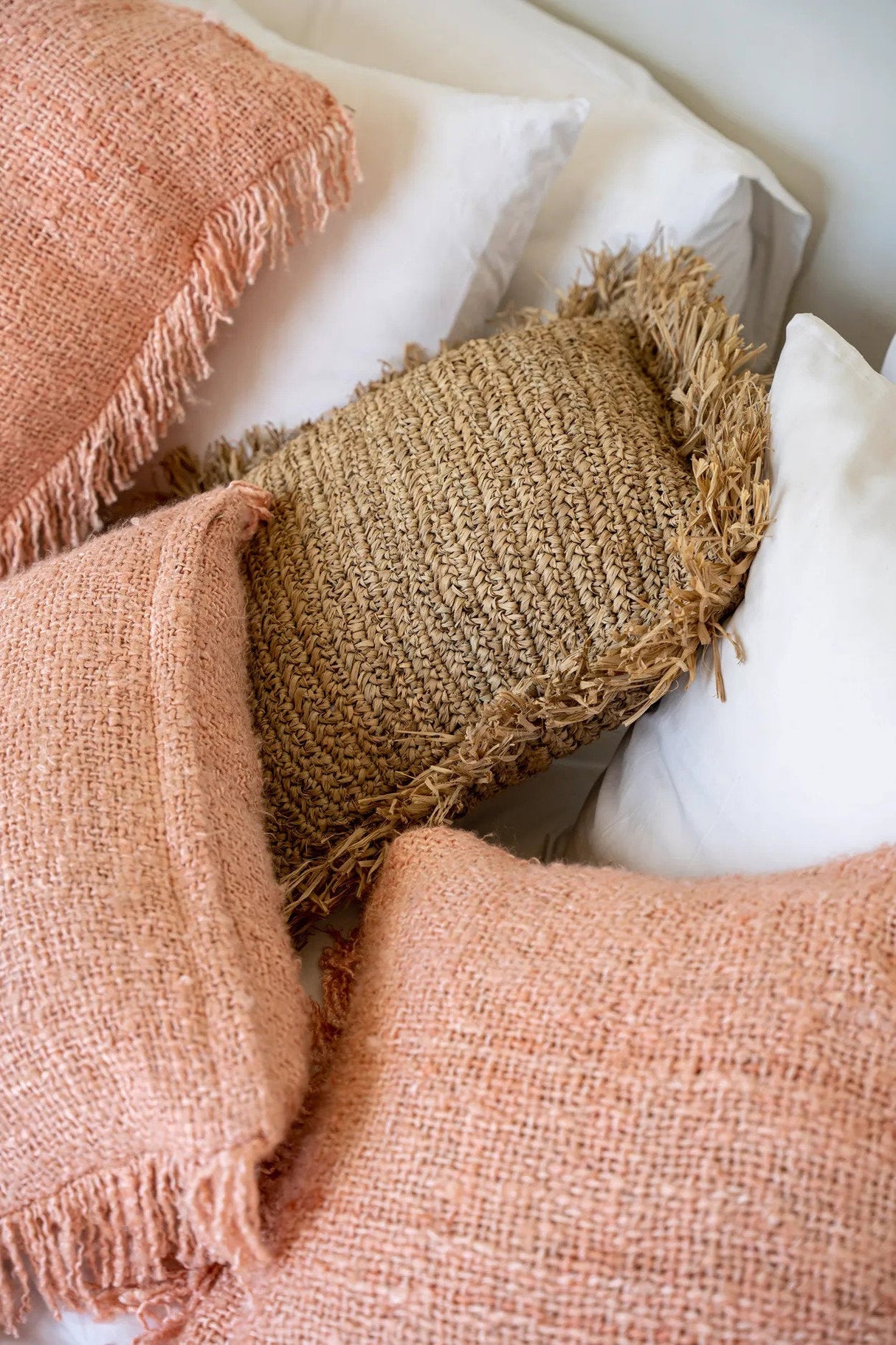 Oh My Gee Kussenhoes Salmon Pink (60×60) / Bazar Bizar