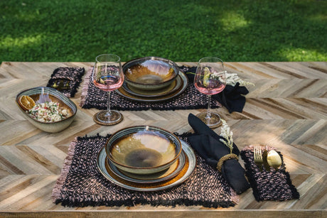 Oh My Gee Bestekhouder Black Copper (Set van 4) / Bazar Bizar