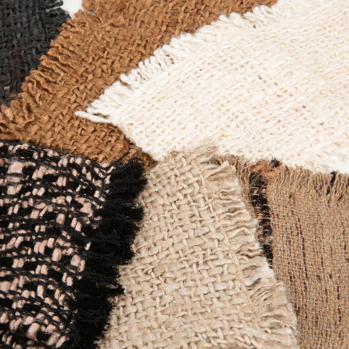 Oh My Gee Bestekhouder Beige Black (Set van 4) / Bazar Bizar