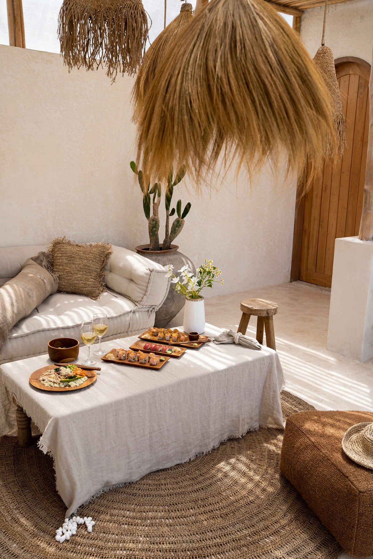 Linnen Tafelkleed (150×250) / Bazar Bizar