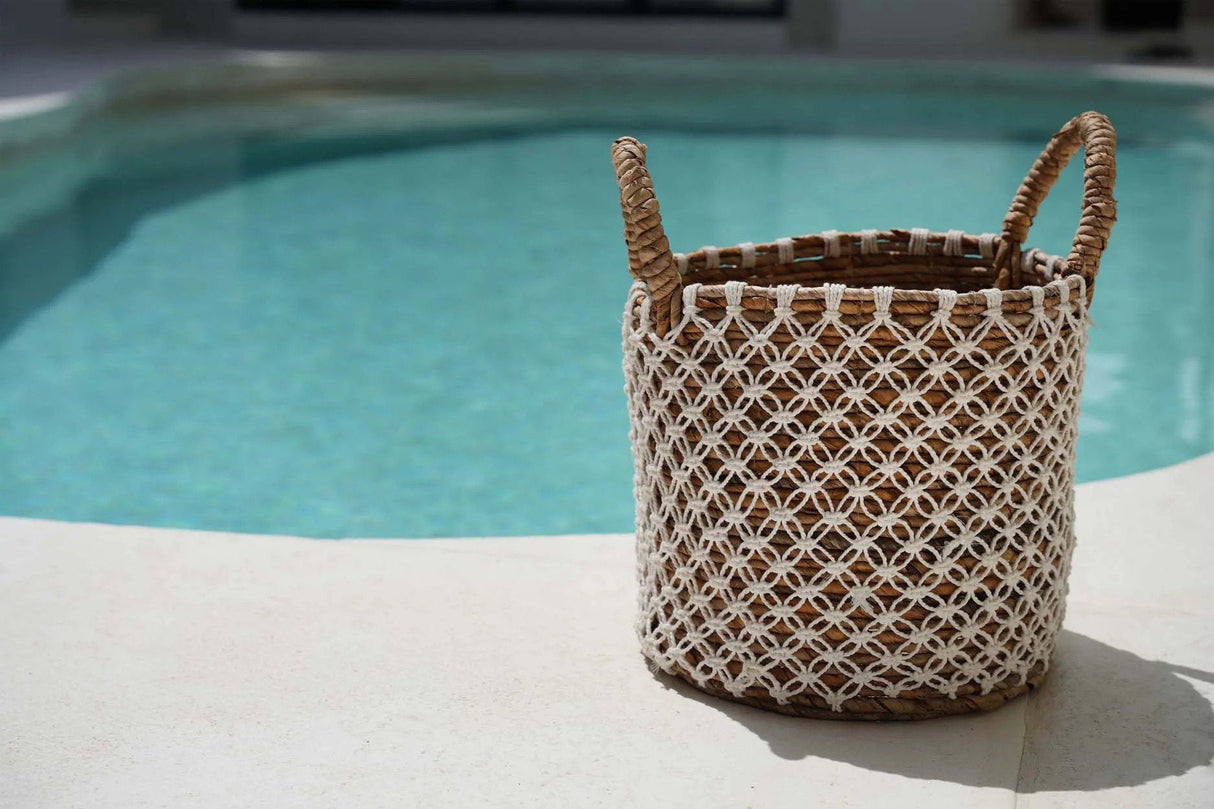 Gekruist Gestikte Macramé Mand (S) / Bazar Bizar