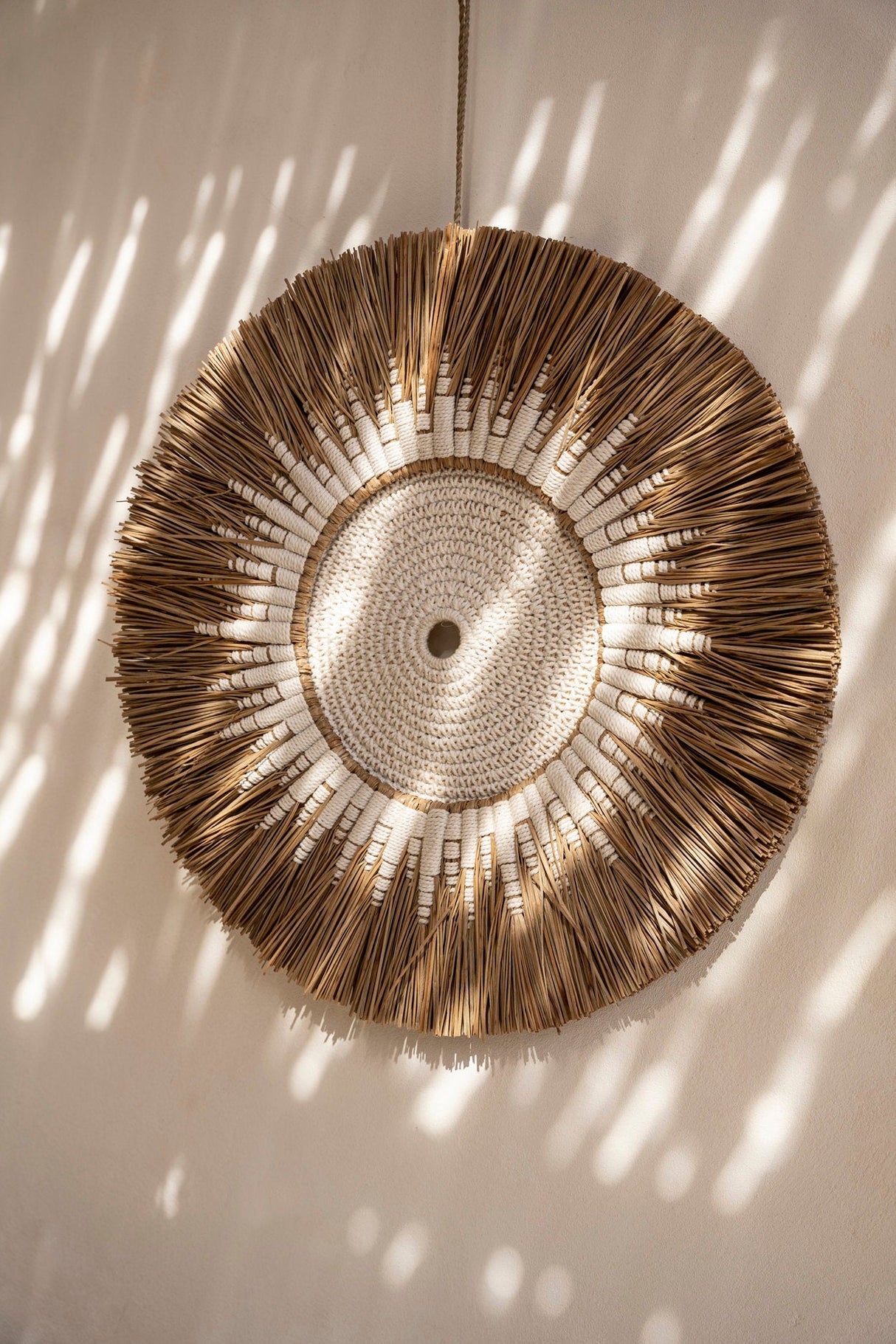 Raffia Macramé Muurdecoratie / Bazar Bizar