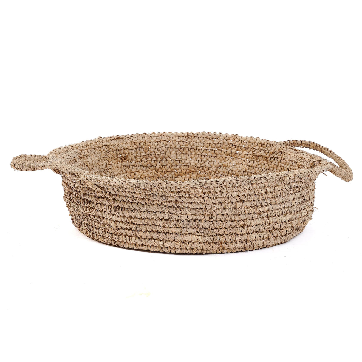 Raffia Mand/Dienblad (L) / Bazar Bizar