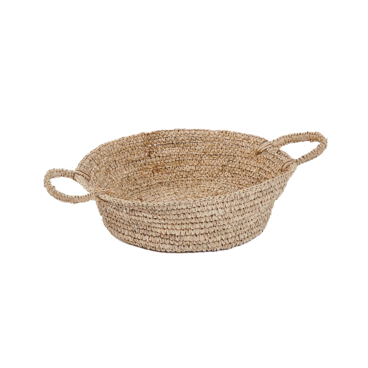 Raffia Mand/Dienblad (M) / Bazar Bizar