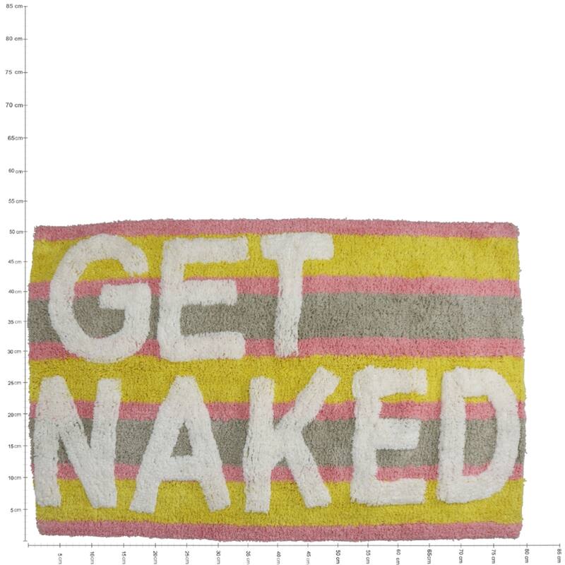Badmat Get Naked Multi (50x80x2cm) - KERSTEN