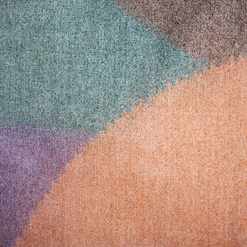 Plaid Abstract Katoen Multi 125x150cm – KERSTEN