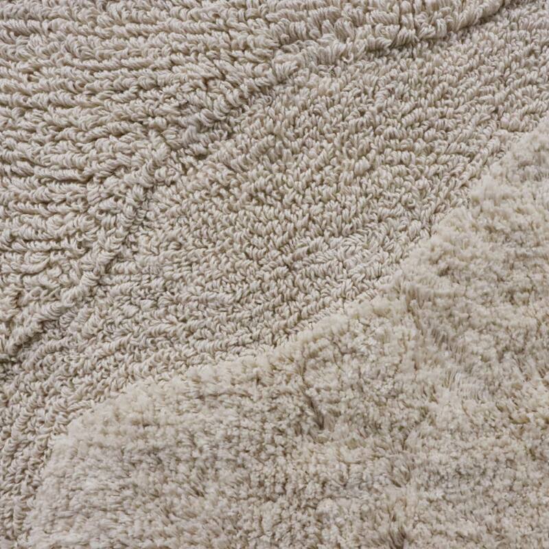 Wandplaat Onregelmatig Katoen Ivoor (77x2x180cm) Ruby Pulse Collection - KERSTEN