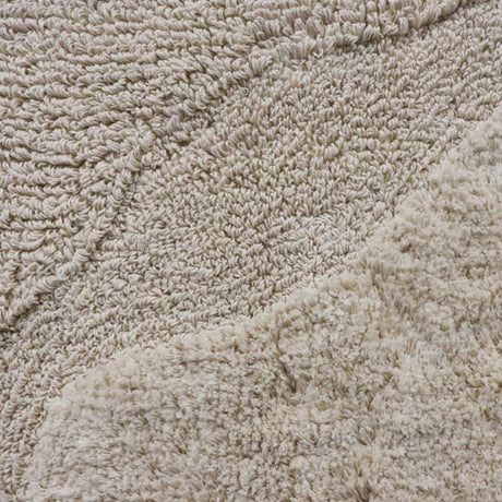 Wandplaat Onregelmatig Katoen Ivoor (77x2x180cm) Ruby Pulse Collection - KERSTEN