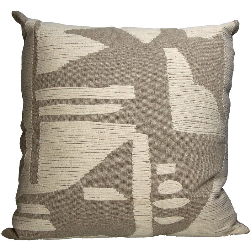 Kussen Katoen Beige (50x50cm) Joie de Vivre - KERSTEN